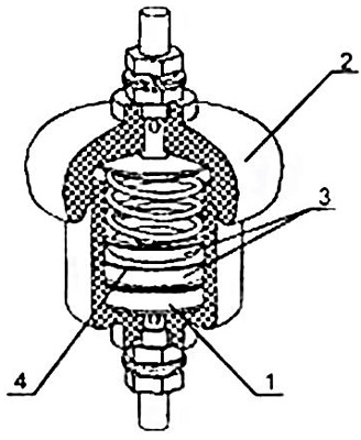 Рис.1. Чертеж разрядник РВН-0,5