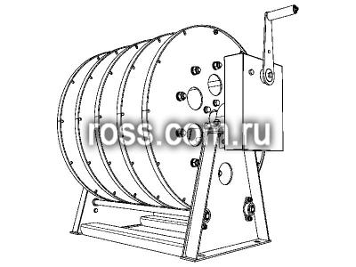 Кабельные барабаны с ручным приводом КБР фото 1